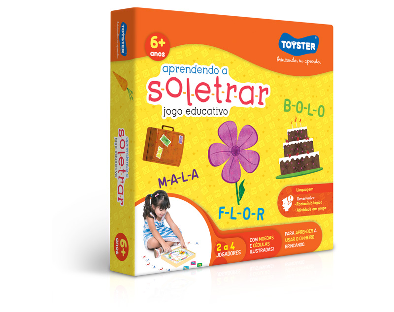 Aprendendo a Soletrar - Toyster Brinquedos - Toyster