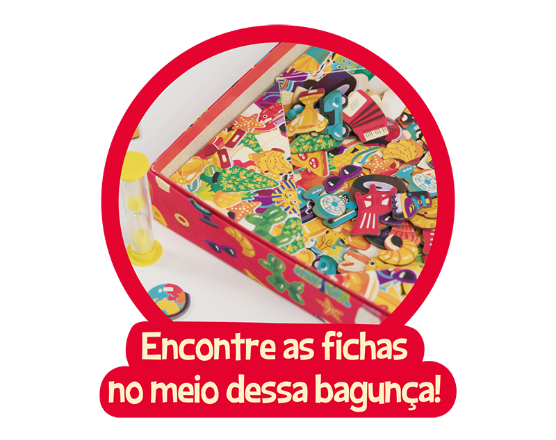 Jogo Da Memória Galinha Pintadinha®- Azul & Vermelho- 12 pares- Toyster