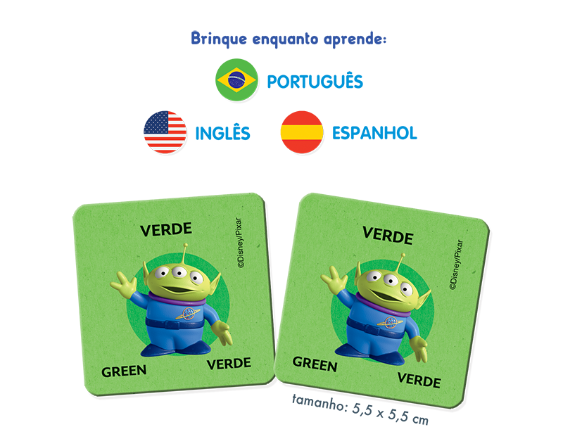 Jogo De Memória - Português, Inglês E Espanhol - Toyster